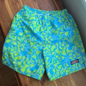 Men’s Then you’re fine swim trunks, size small.